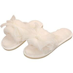 Elegant Cream Women's Slippers